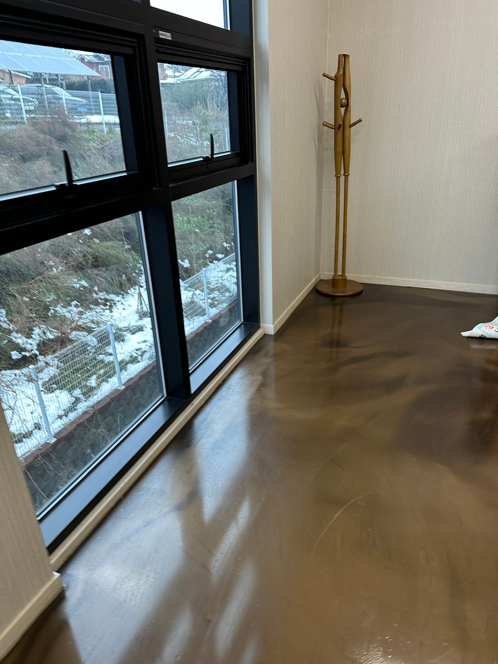 군산 수송동 바닥왁스코팅 시공 사진